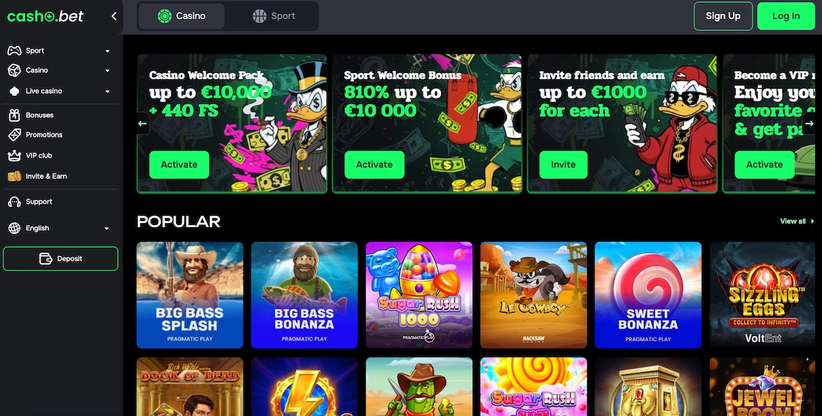 4. Cashobet: Betrouwbaar Casino Zonder CRUKS